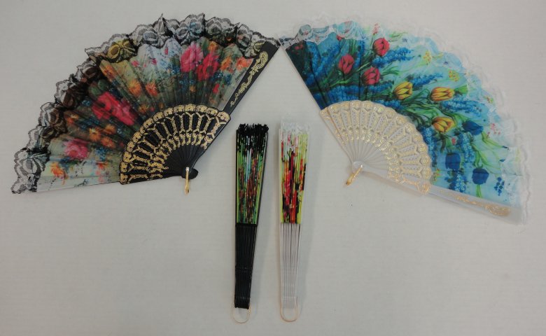 Folding FAN with Lace